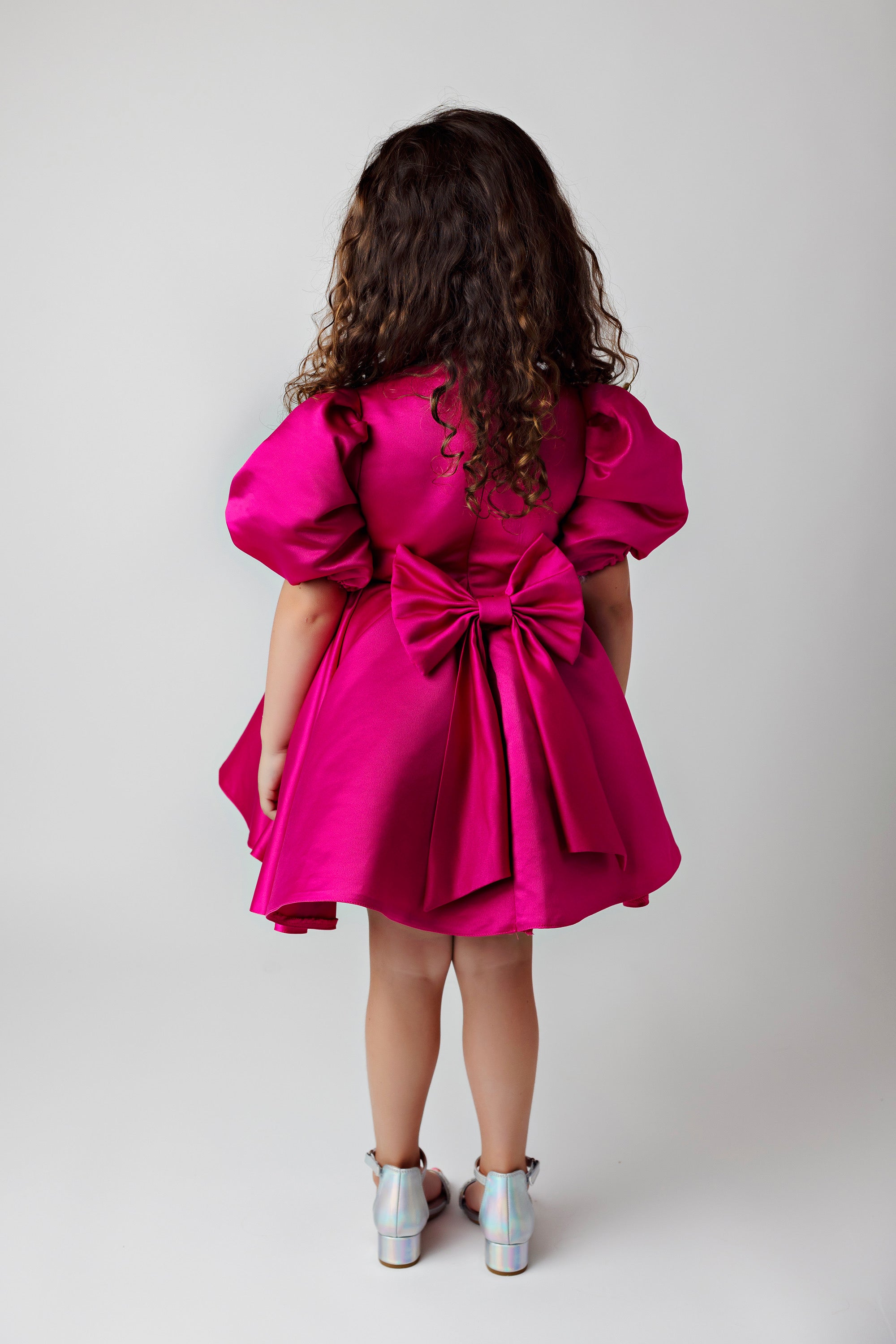 Hot Pink Blazer Suit Dress