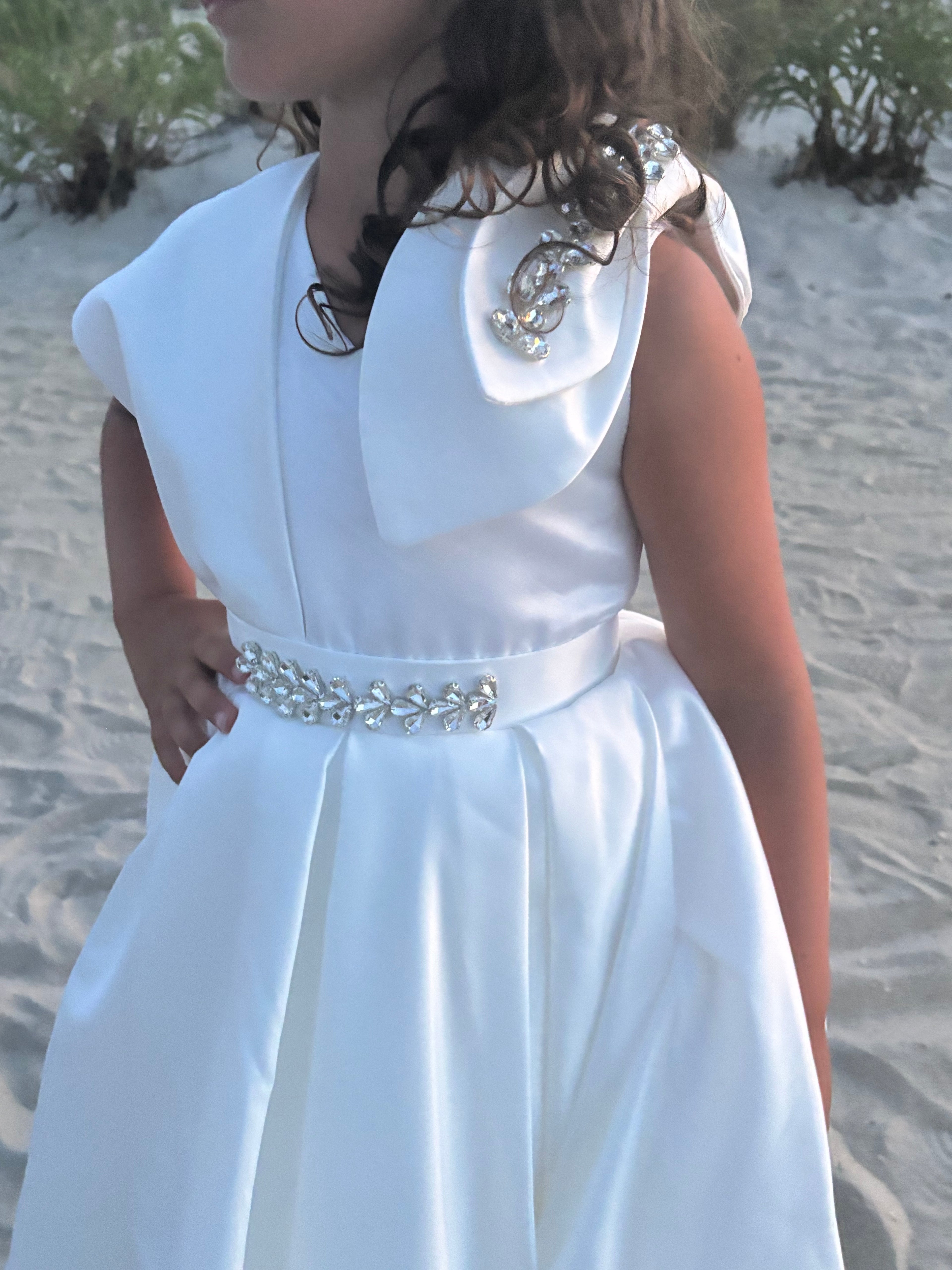 Rhinestone Embellished Gown