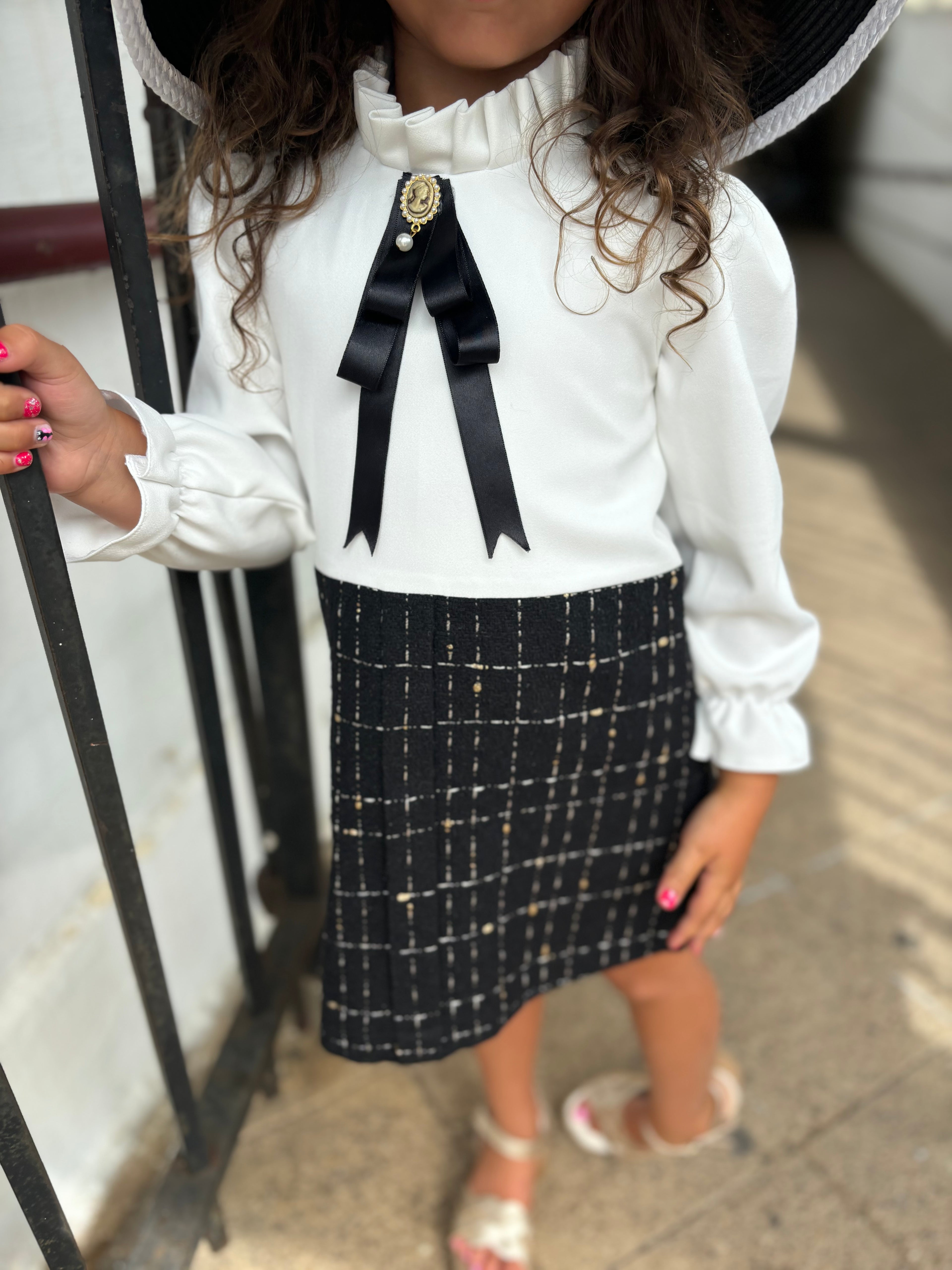 Antique Tweed Dress
