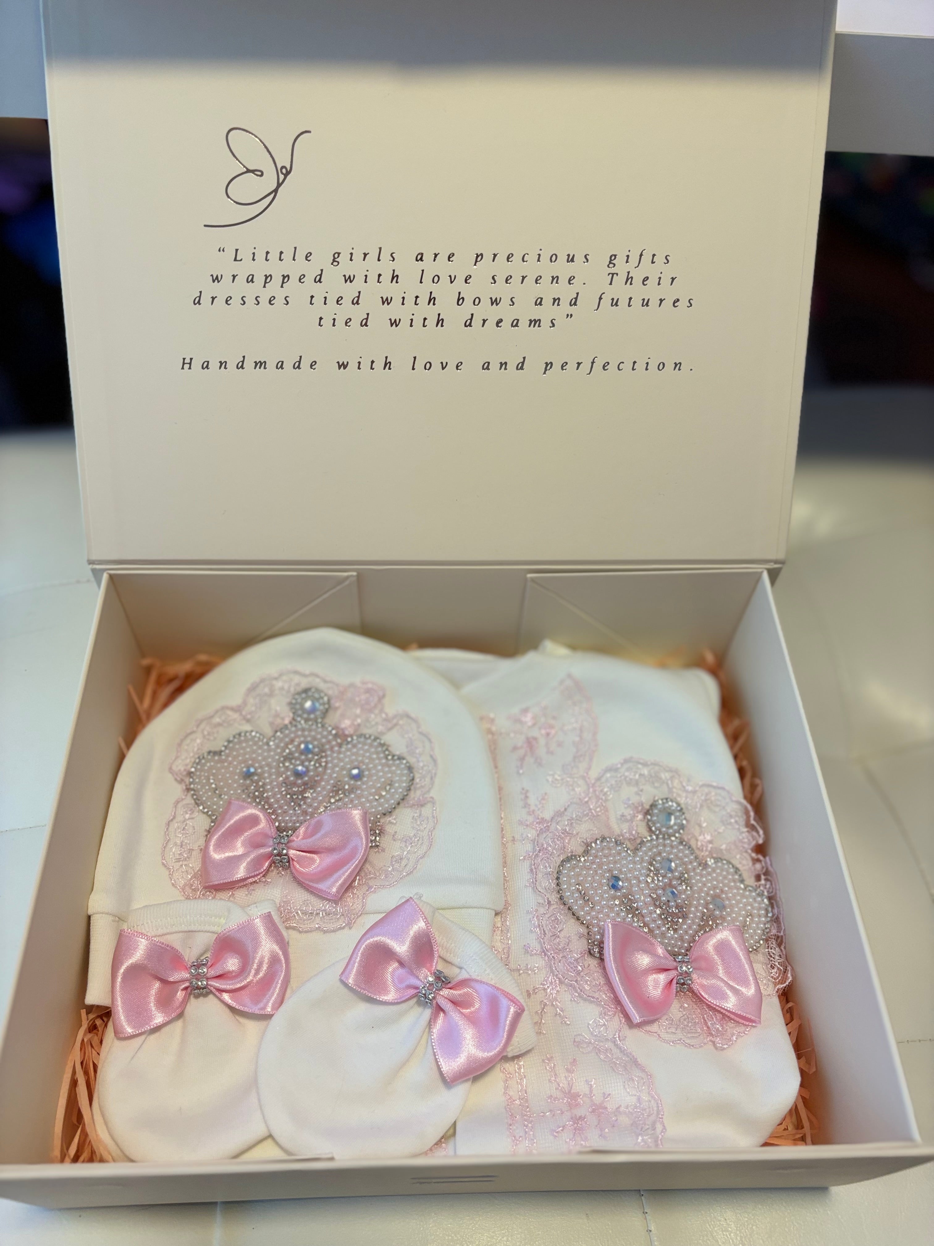 Bejeweled Princess Layette